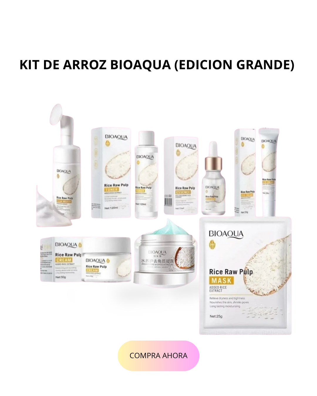 KIT DE ARROZ BIOAQUA (EDICION GRANDE)