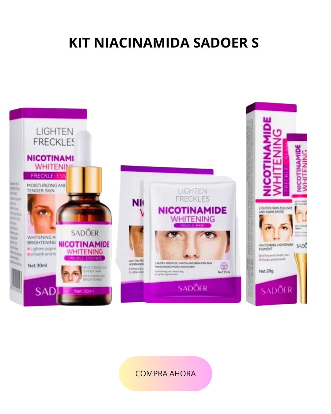 KIT NIACINAMIDA SADOER S
