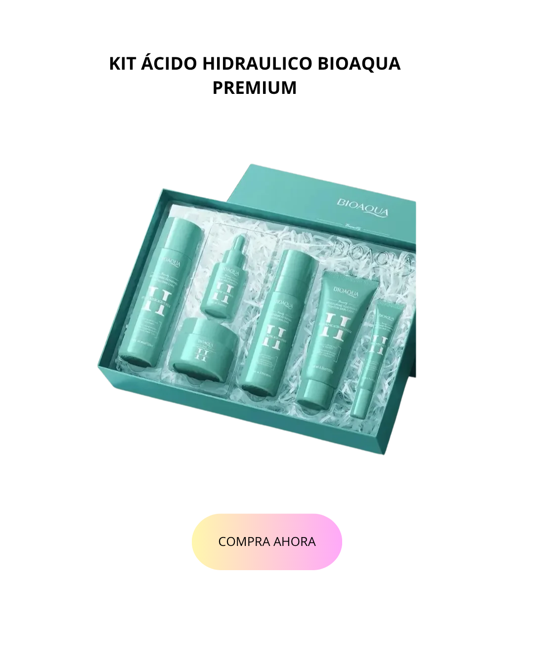 KIT ÁCIDO HIDRAULICO BIOAQUA PREMIUM