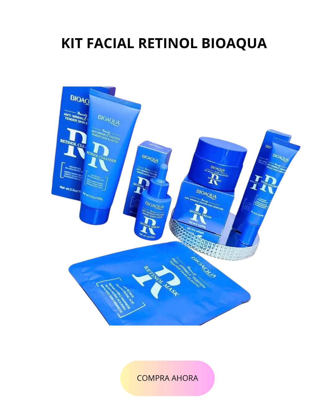 KIT FACIAL RETINOL BIOAQUA