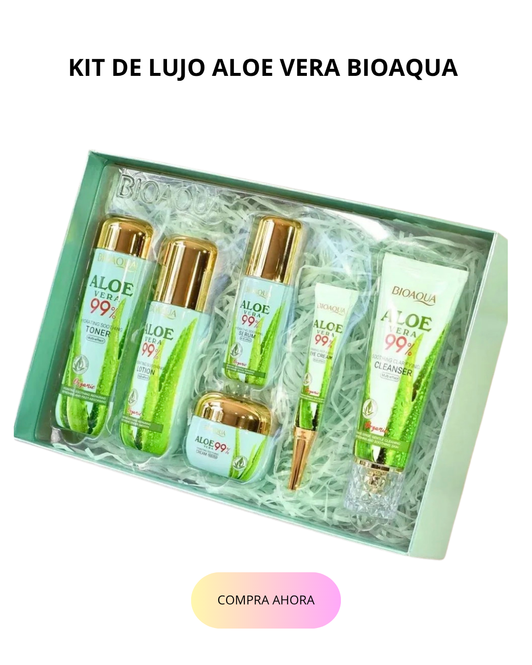 KIT DE LUJO ALOE VERA BIOAQUA