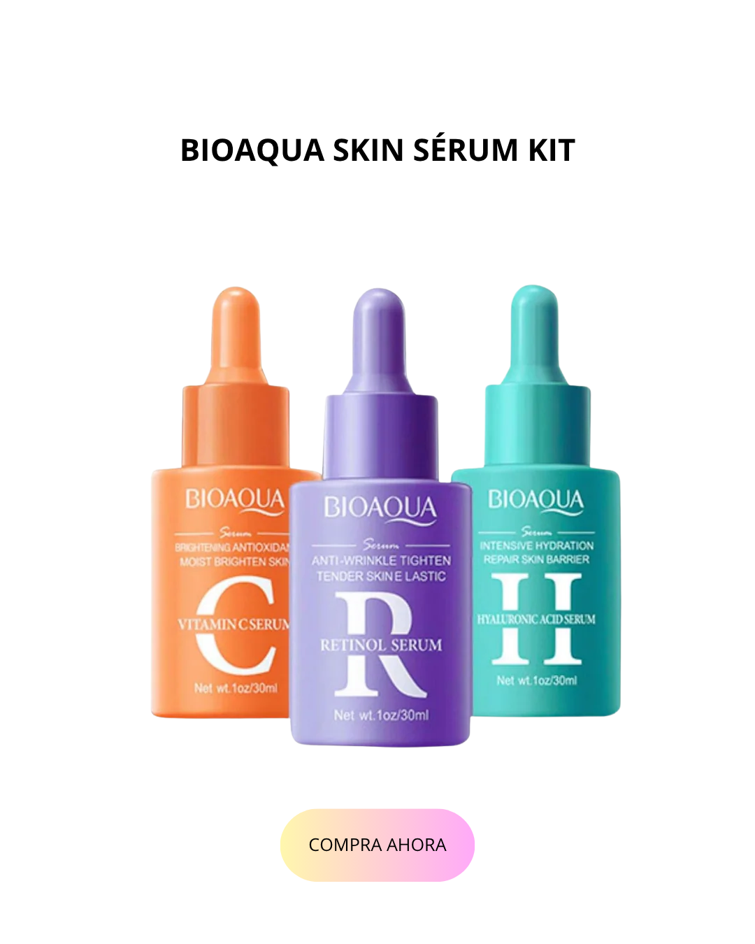 BIOAQUA SKIN SÉRUM KIT